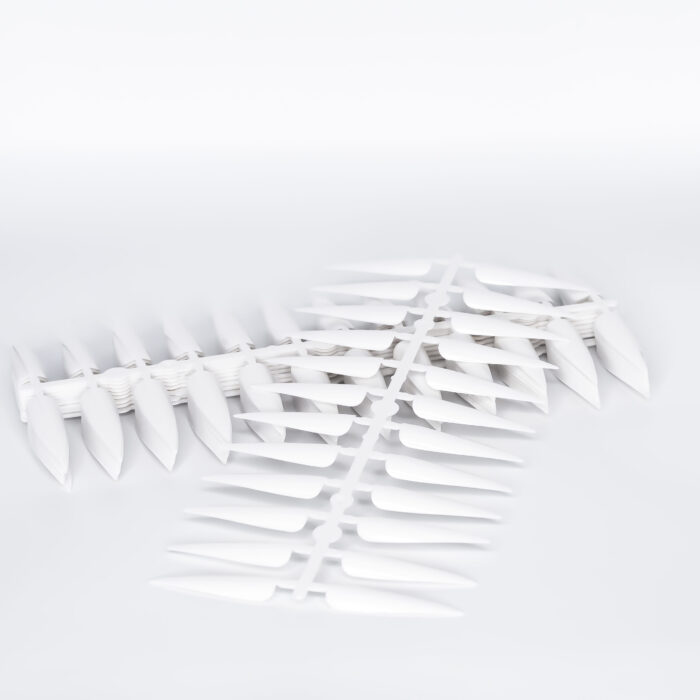 Stiletto Nail One Stroke - Weiss