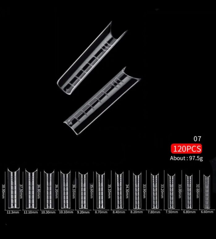 120pcs Dual System Nail Forms 07