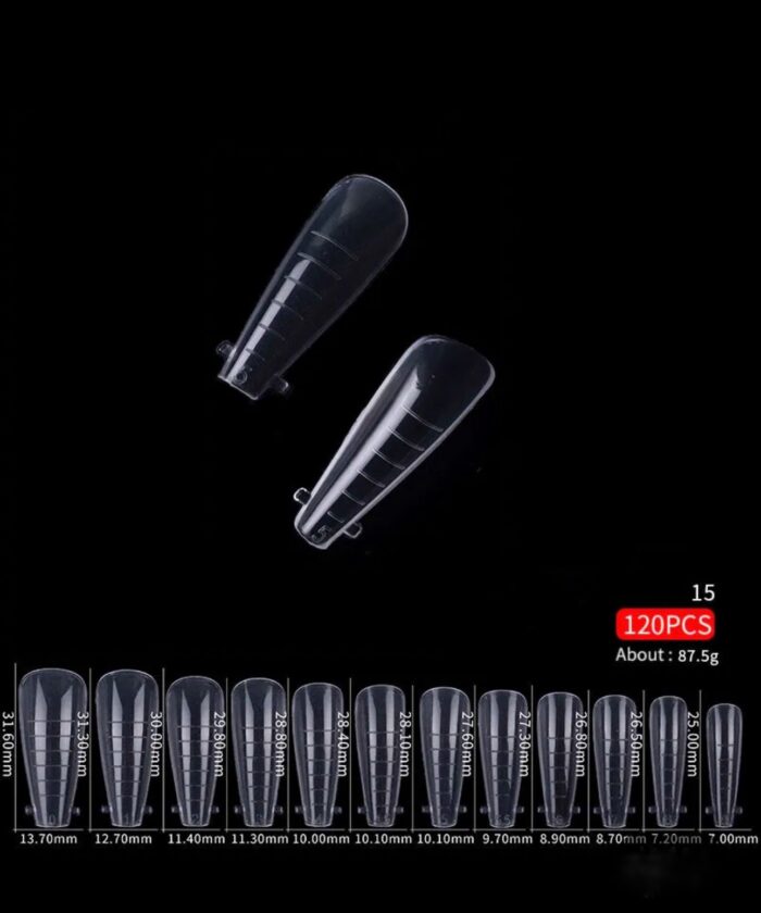 120pcs Dual System Nail Forms 15