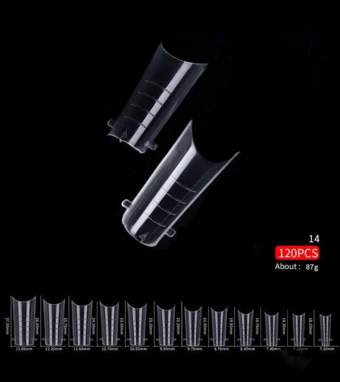 120pcs Dual System Nail Forms 14