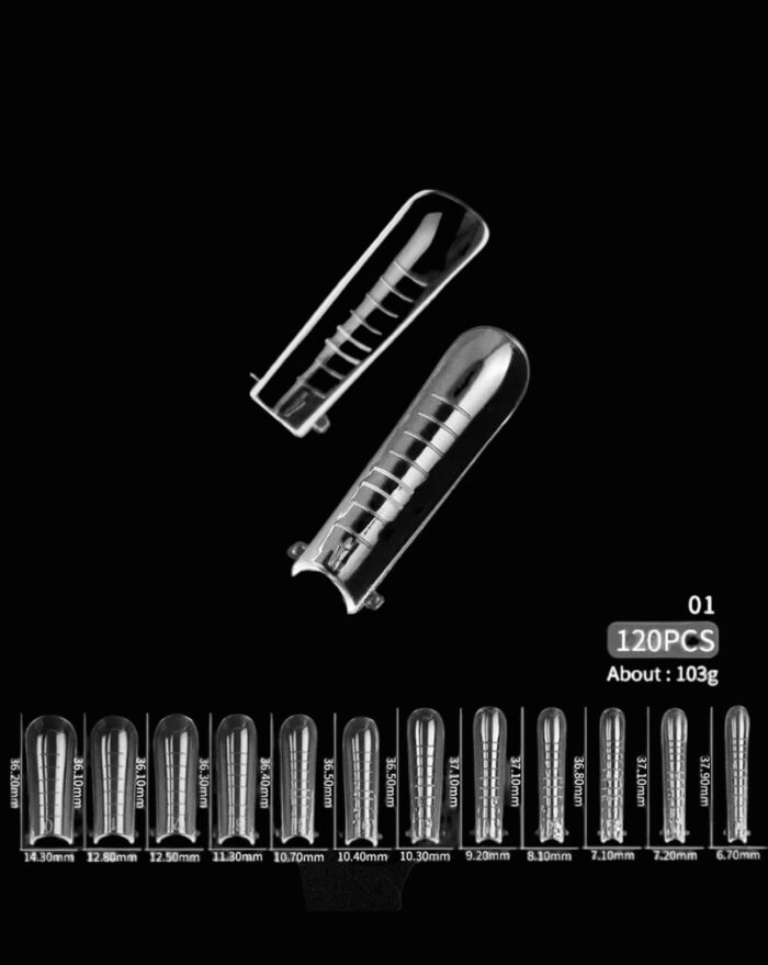 120pcs Dual System Nail Forms 01
